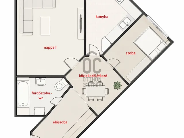 Kiadó lakás Budapest XIV. kerület, Alsórákos, Nagy Lajos Király útja 50 nm