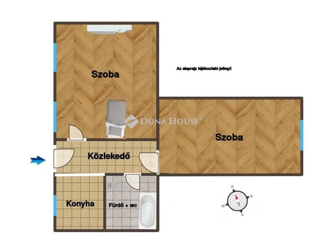 Eladó lakás Budapest VII. kerület, Nefelejcs utca 46 nm