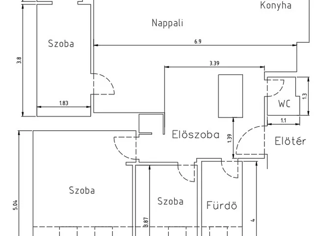 Eladó lakás Budapest III. kerület, Békásmegyer 51 nm