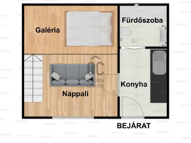 Kiadó lakás Budapest VIII. kerület 22 nm