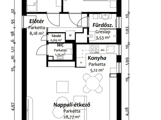 Eladó lakás Budapest II. kerület, Hárshegy 70 nm