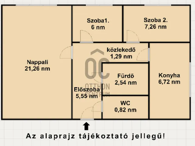 Eladó lakás Budapest III. kerület, Békásmegyer 51 nm