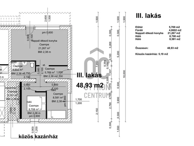 Eladó lakás Szentendre 53 nm