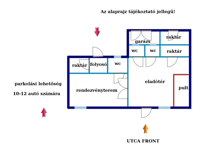 Eladó kereskedelmi és ipari ingatlan Szentpéterszeg 80 nm