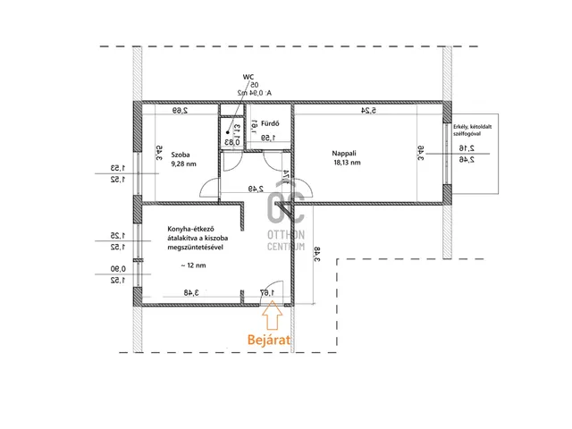 Eladó lakás Budapest XIX. kerület, Kispest, Hunyadi utca 52 nm