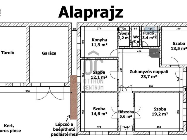 Eladó ház Szomolya 110 nm