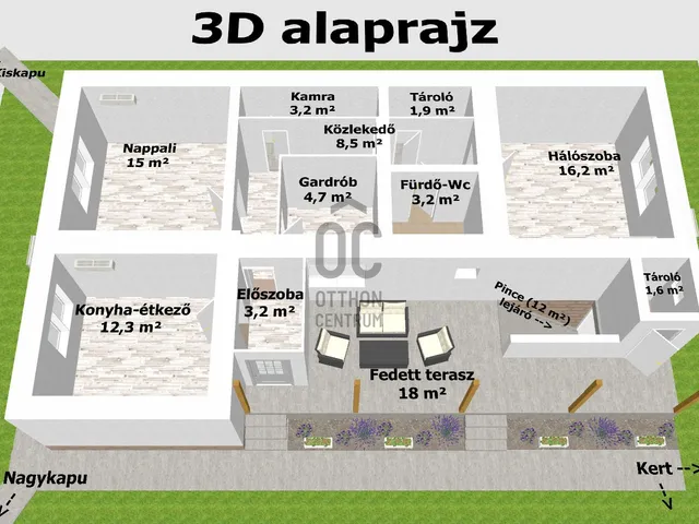 Eladó ház Tarnaszentmária 68 nm