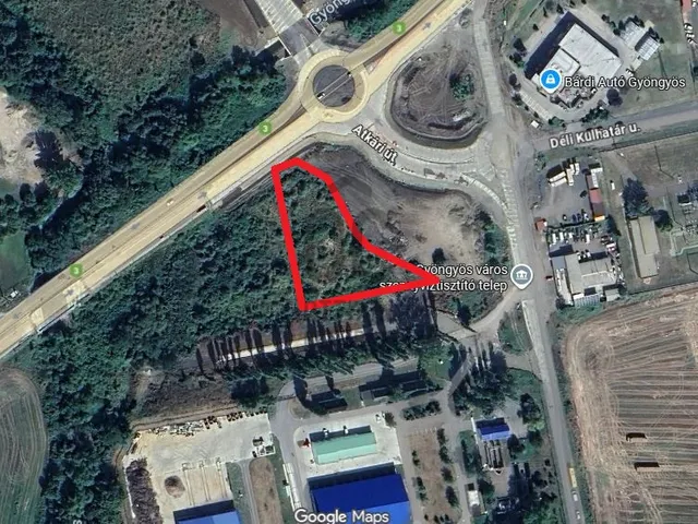 Eladó telek Gyöngyös, Déli iparterület 4794 nm