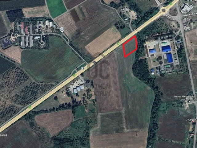 Eladó telek Gyöngyös, Déli iparterület 5104 nm