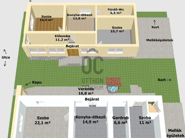 Eladó ház Bodony 116 nm