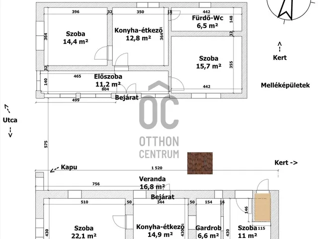 Eladó ház Bodony 116 nm