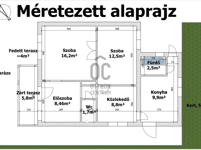 Eladó ház Egercsehi 58 nm