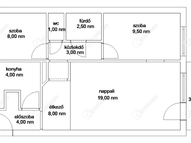 Eladó lakás Csorna 60 nm