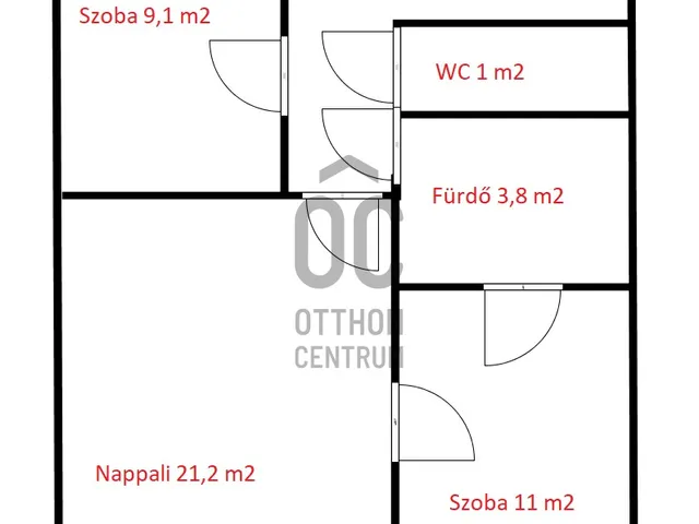 Eladó lakás Nyíregyháza 54 nm