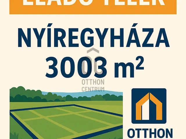 Eladó telek Nyíregyháza, Rozsrétszőlő 3003 nm