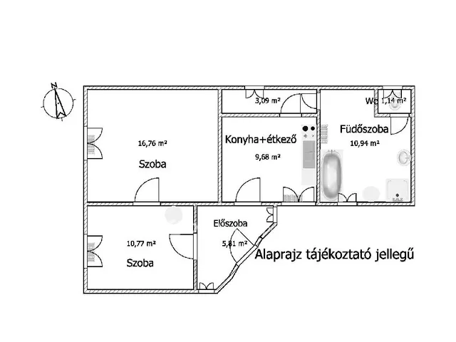 Eladó ház Domoszló 57 nm