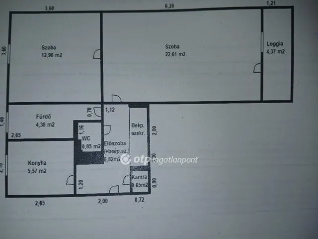 Eladó lakás Gyöngyös 56 nm