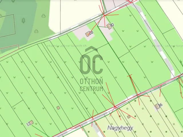 Eladó telek Páty 759 nm