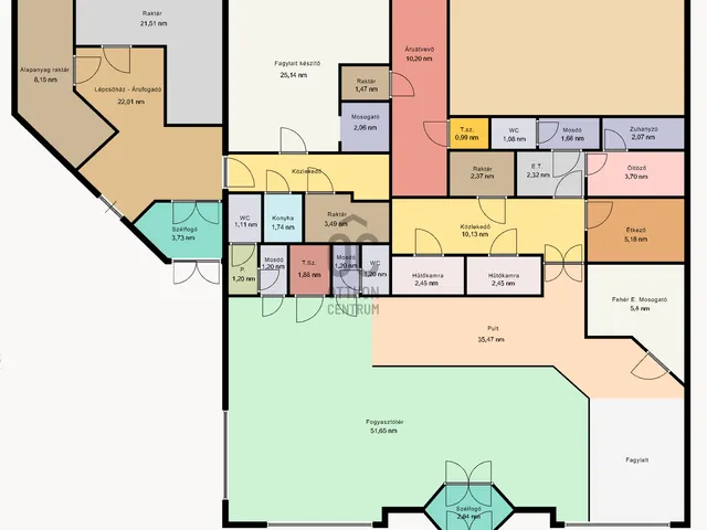 Eladó kereskedelmi és ipari ingatlan Debrecen, Belváros 177 nm
