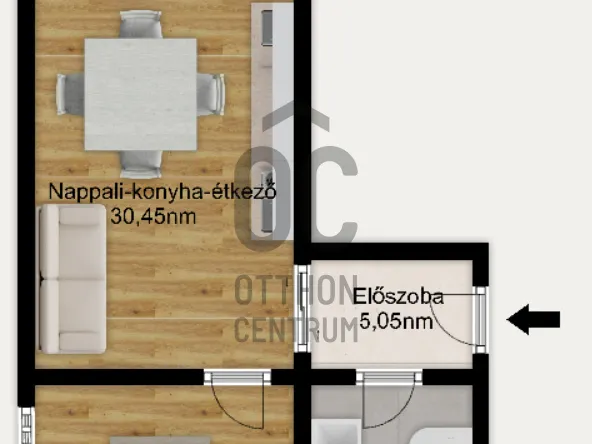 Eladó lakás Komárom 56 nm