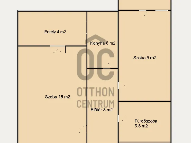 Eladó lakás Siófok, Belváros 48 nm