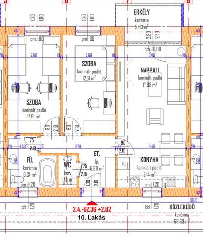 Eladó lakás Debrecen, Vargakert 65 nm