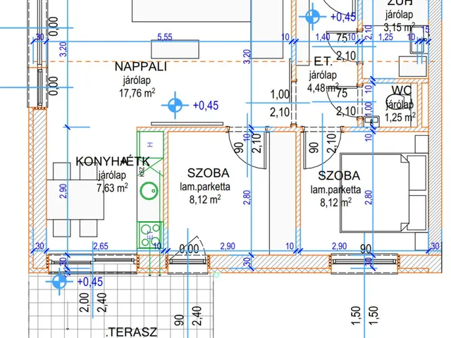 Eladó lakás Debrecen, Hatvan utcai kert 50 nm