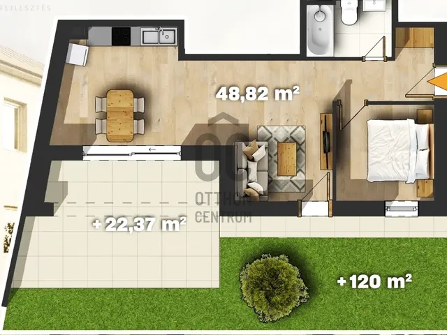 Eladó lakás Debrecen, Belváros 48 nm