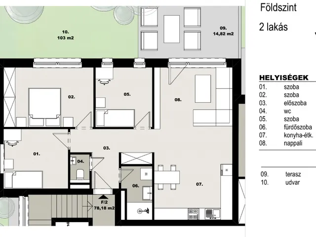 Eladó lakás Debrecen, Nyulas 78 nm