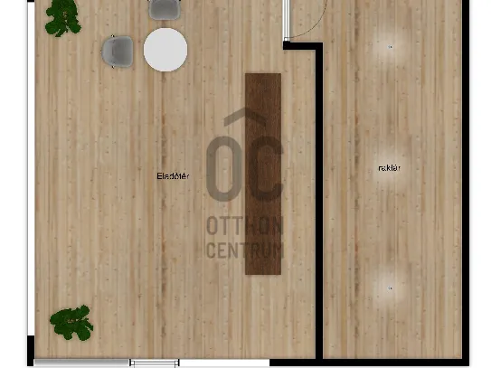 Kiadó kereskedelmi és ipari ingatlan Debrecen, Belváros 83 nm