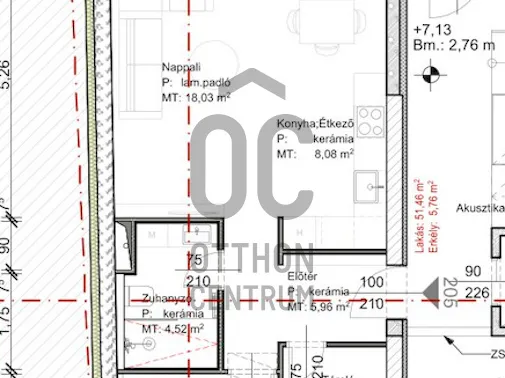 Eladó lakás Debrecen, Belváros 51 nm
