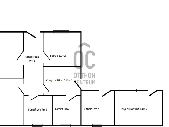 Eladó ház Zsáka 83 nm