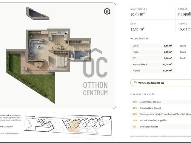 Eladó lakás Debrecen, Belváros 49 nm