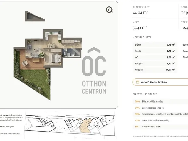 Eladó lakás Debrecen, Belváros 44 nm