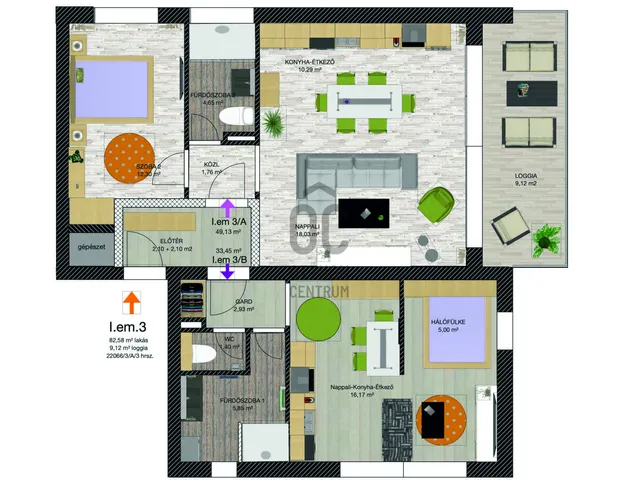 Eladó lakás Debrecen, Nyulas 82 nm