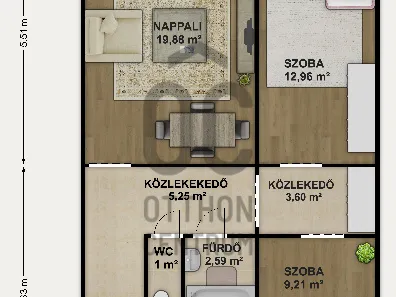 Eladó lakás Budapest X. kerület, Óhegy, Kőrösi Csoma Sándor út 64 nm