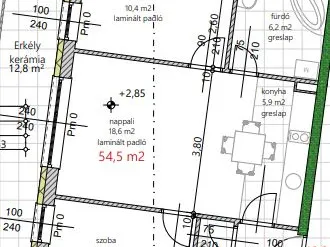 Eladó lakás Győr, Szitásdomb 54 nm