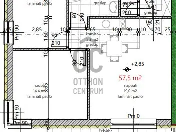 Eladó lakás Győr, Szitásdomb 57 nm