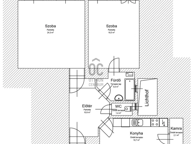 Kiadó lakás Budapest XIII. kerület, Újlipótváros, Hegedűs Gyula utca 75 nm