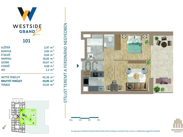 Eladó lakás Budapest XIII. kerület, Lőportárdűlő 42 nm
