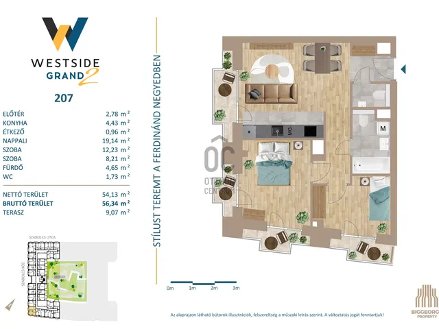 Eladó lakás Budapest XIII. kerület, Lőportárdűlő 54 nm