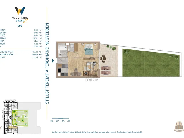 Eladó lakás Budapest XIII. kerület, Lőportárdűlő 41 nm