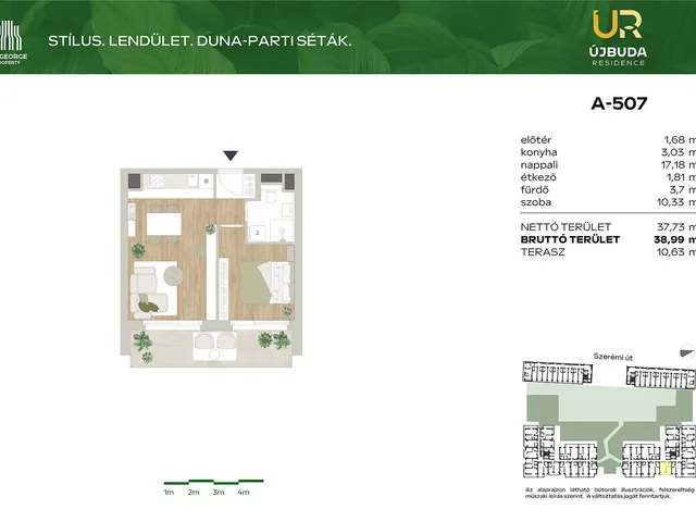 Eladó lakás Budapest XI. kerület 37 nm
