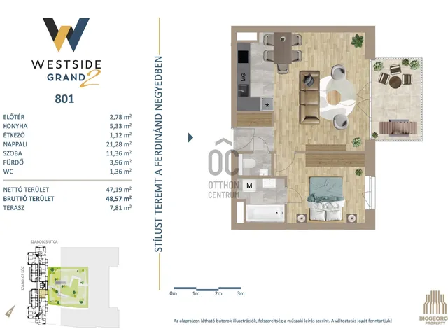 Eladó lakás Budapest XIII. kerület, Lőportárdűlő 47 nm