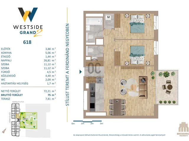Eladó lakás Budapest XIII. kerület, Lőportárdűlő 74 nm