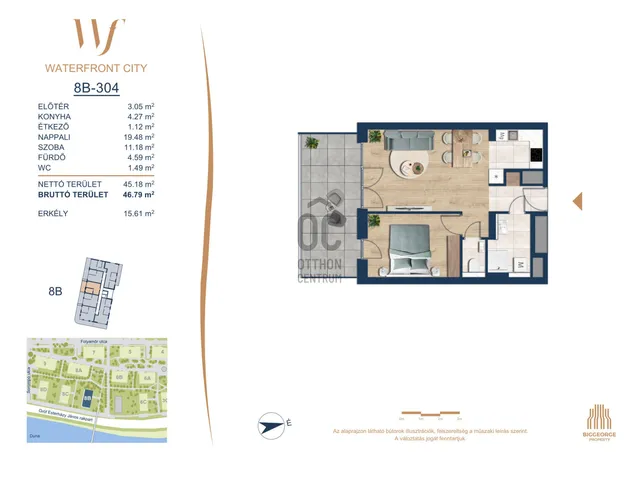 Eladó lakás Budapest III. kerület 50 nm