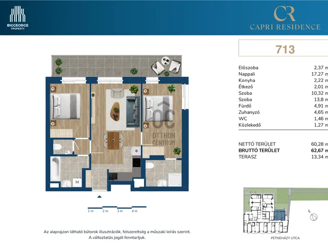 Eladó lakás Budapest XIII. kerület 60 nm