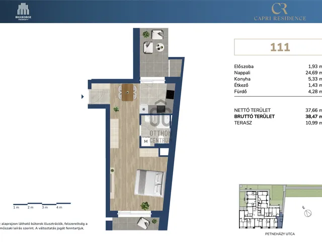 Eladó lakás Budapest XIII. kerület 37 nm