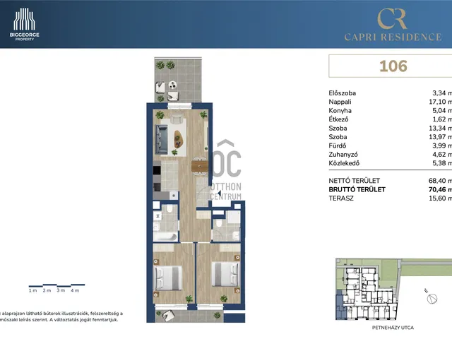 Eladó lakás Budapest XIII. kerület 68 nm