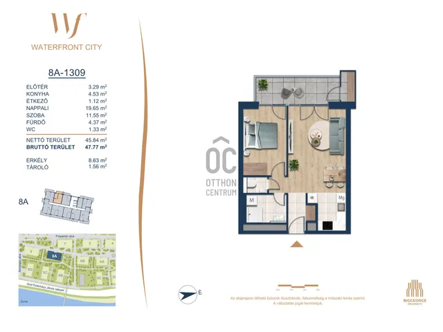 Eladó lakás Budapest III. kerület 45 nm